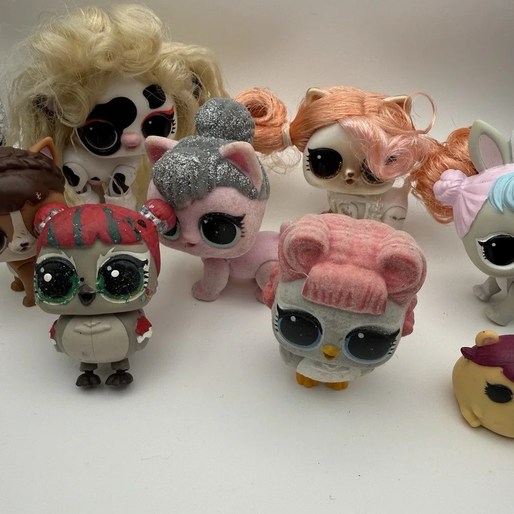 LOL Surprise Doll Pet Lot 11 Cats Birds Dog Bunny Cow‎ Animals Varies Mixed